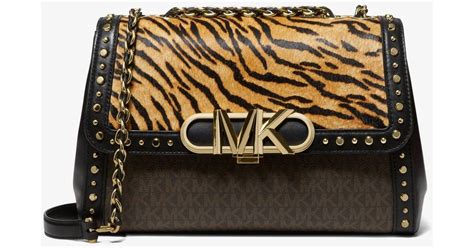 michael kors tiger print wallet|Michael Kors RARE Tiger Print Long Zip Around Wallet GUC.